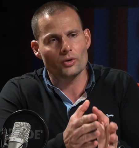 There he is… recording propaganda and doubling down