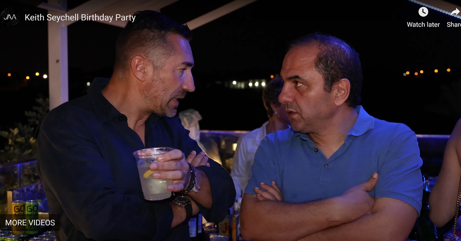 A roll-call of the VIPs at Keith Seychell’s birthday party