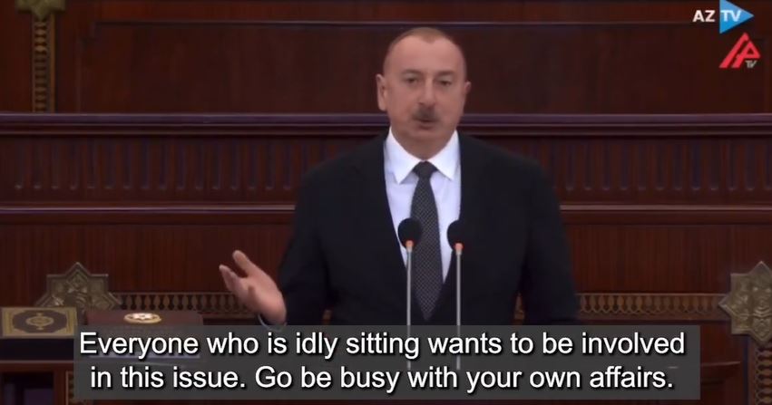 Ilham Aliyev wants to pull out of the Minsk Agreements