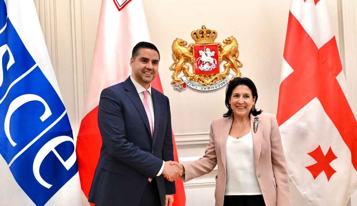Protests in Tbilisi continue as OSCE Chairman and Malta’s Foreign Affairs Minister Ian Borg meets NGOs