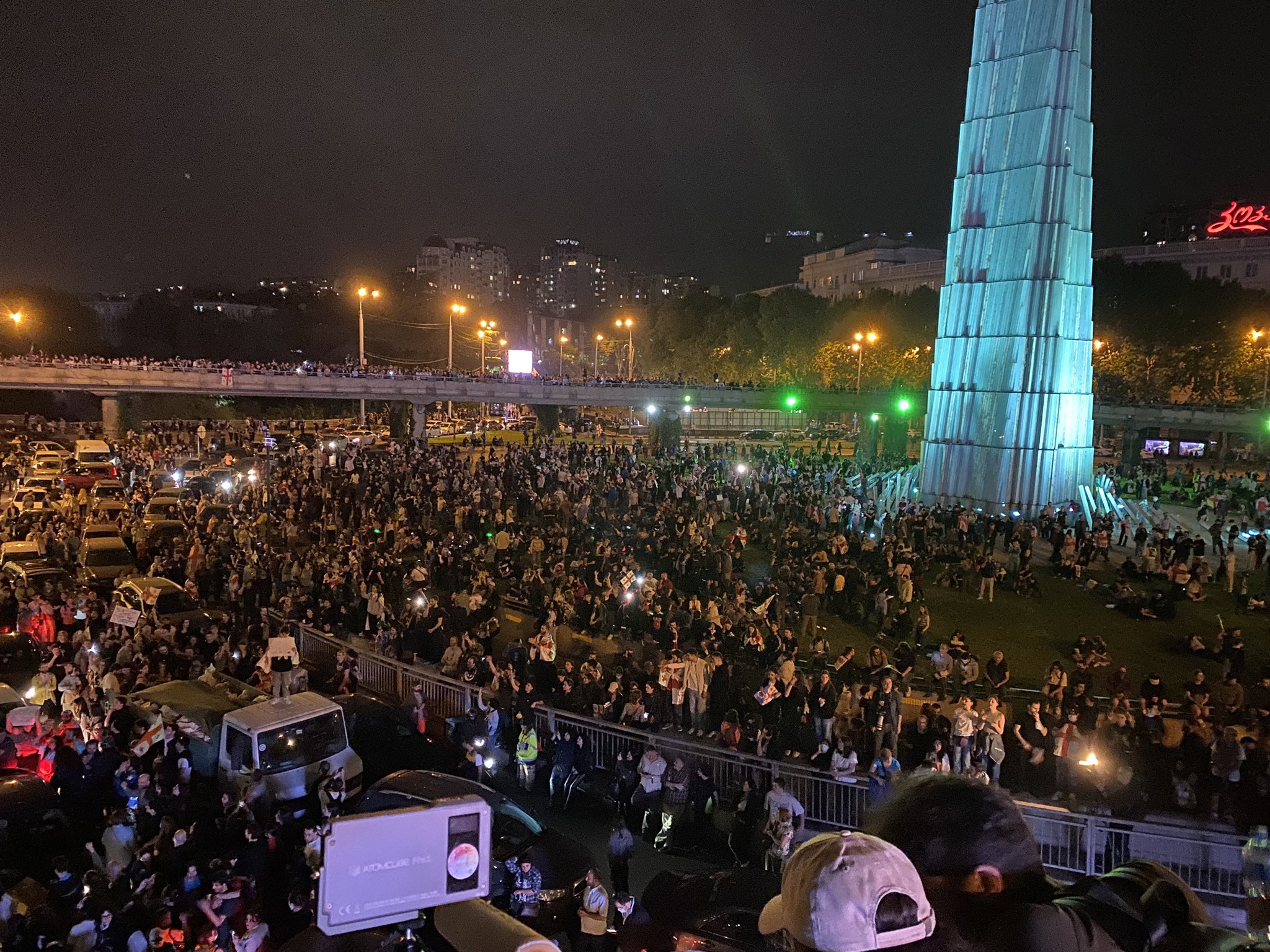 Tbilisi is clogged by protests: riot police fail to disperse demonstrators