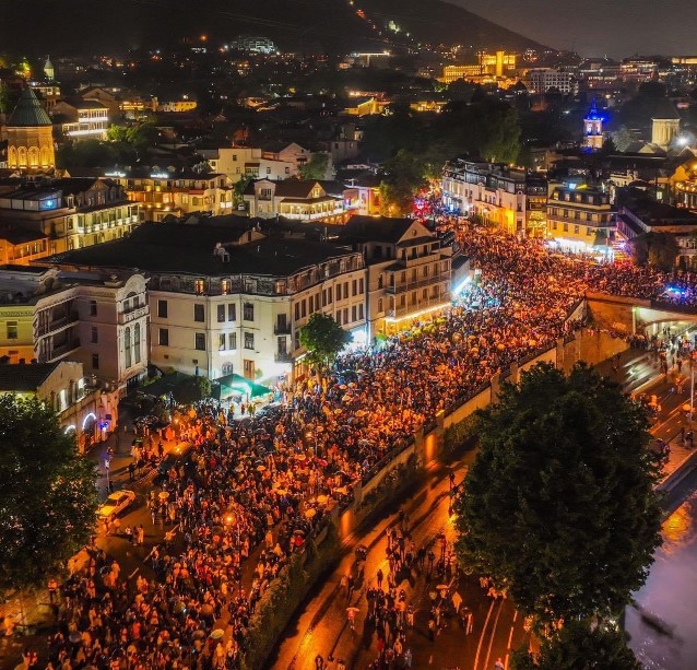 Tbilisi is still on fire