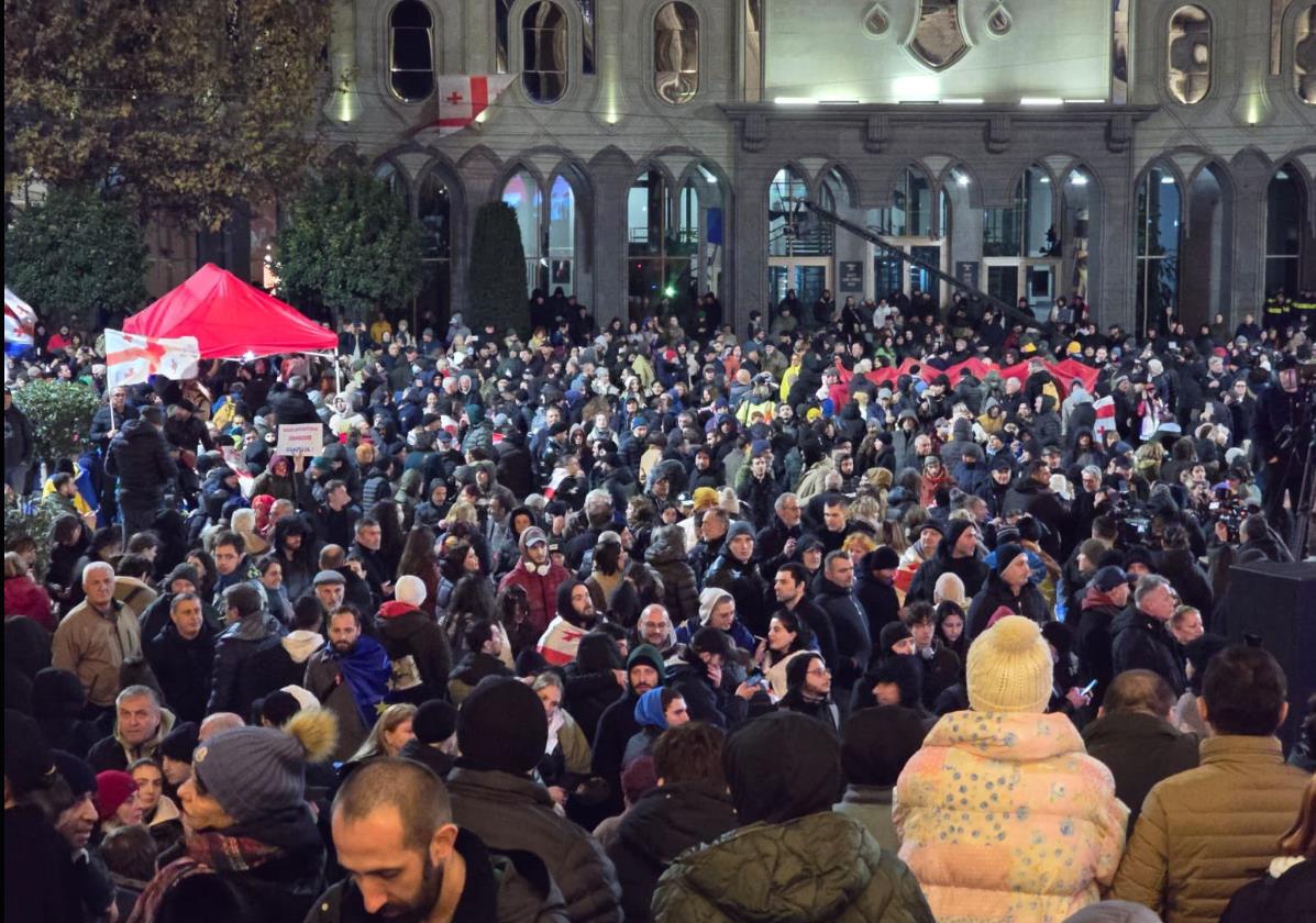 Georgia’s parliament inaugurated under heavy police presence and Opposition boycott