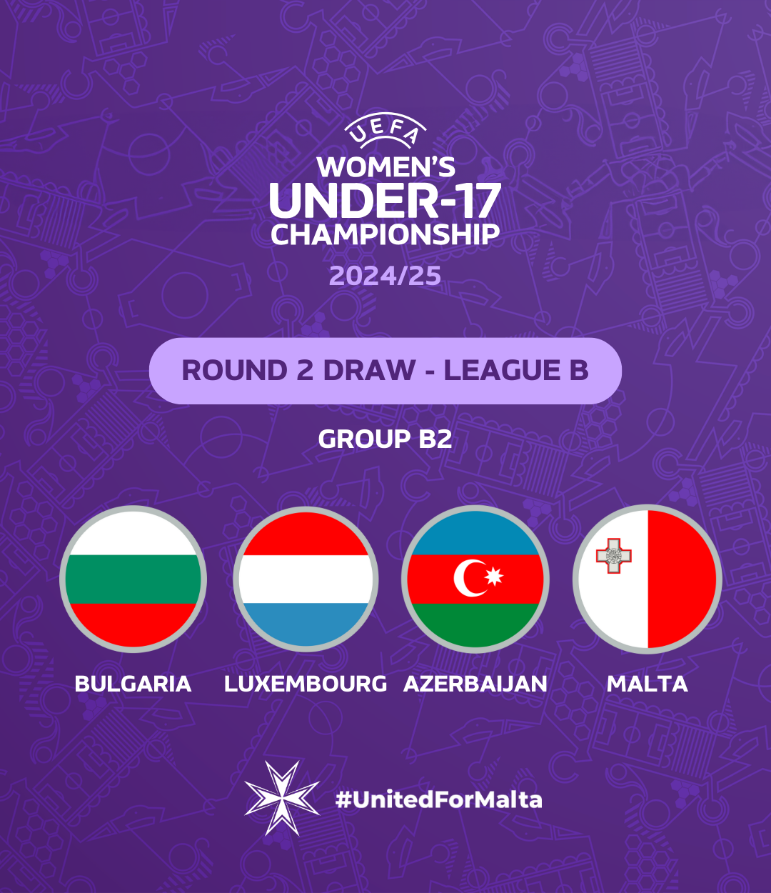 Tough group for Malta in UEFA Women’s Youth