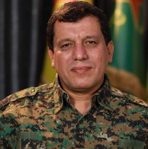 Kurdish forces leader Mazloum Abdi offers Kobani’s border control to US forces as a compromise with Turkey