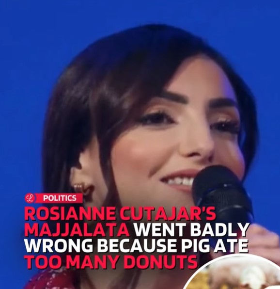 “They gave this pig so much to eat that it became a macro-pig” – Rosianne Cutajar