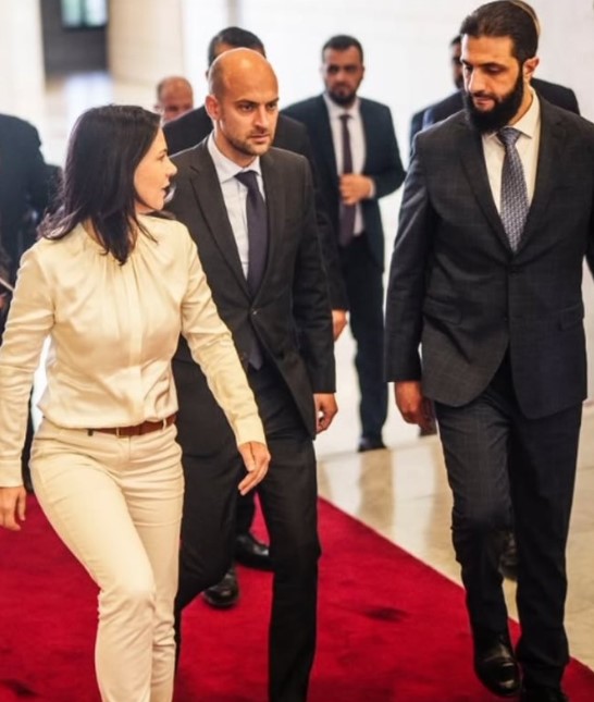 German and French Foreign Ministers travel to Damascus to tell the Syrian leader that they won’t be lifting sanctions on Syria