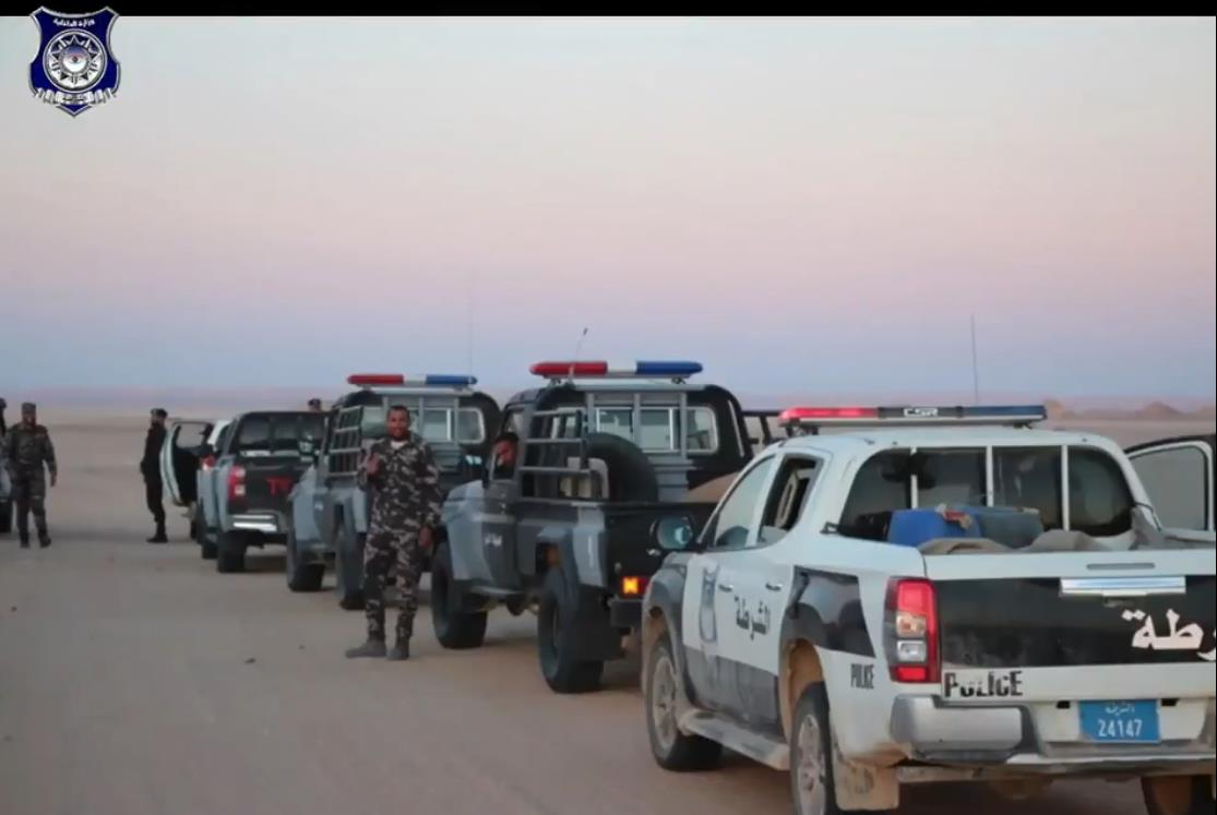 The Libyan authorities continue their operations against human smugglers in the Libyan desert