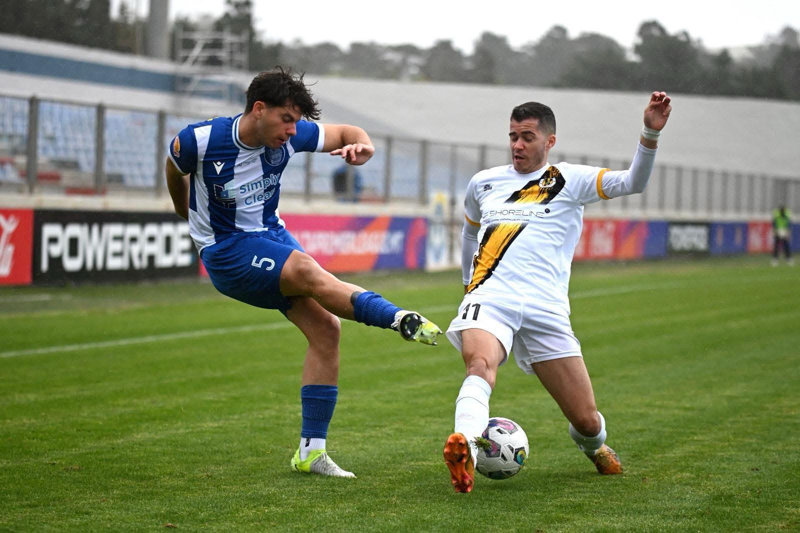 Mayhem at Gozo Stadium during Zabbar Mosta match
