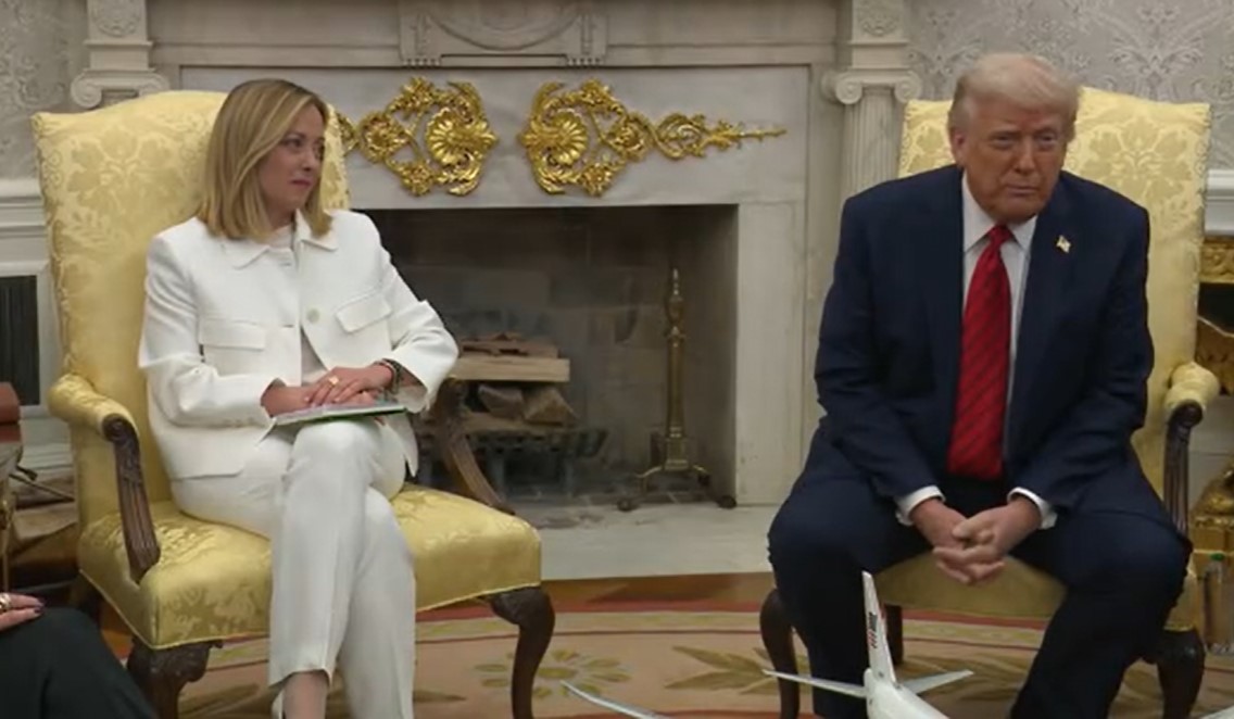 Trump meets Meloni at the White House: refuses to blame Russia for its invasion of Ukraine