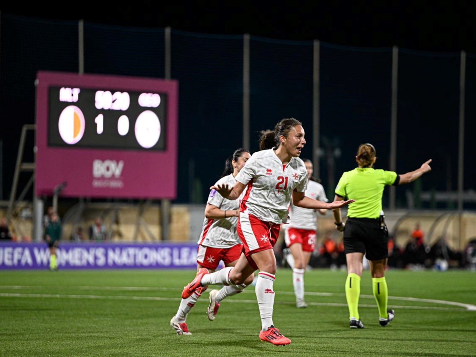 Malta women claim third consecutive win with impressive Georgia victory