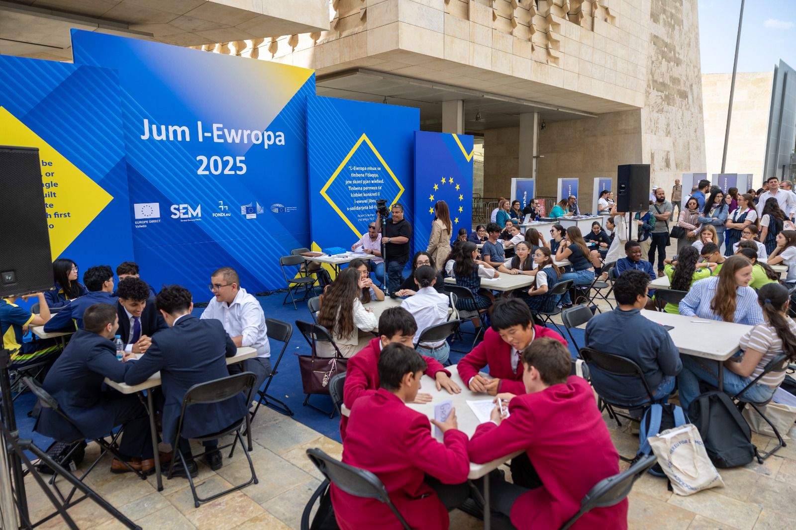 Students lead Europe Day 2025 celebrations marking 75 years since Schuman Declaration