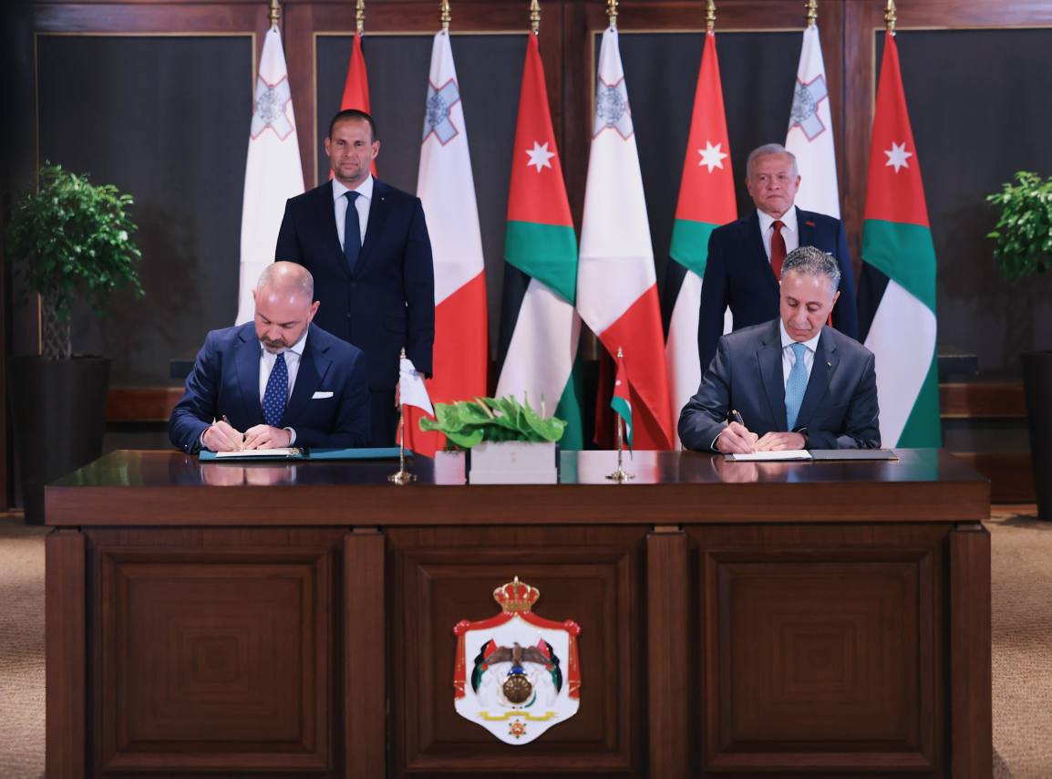 Malta and Jordan become friendlier, but no tangible deals announced