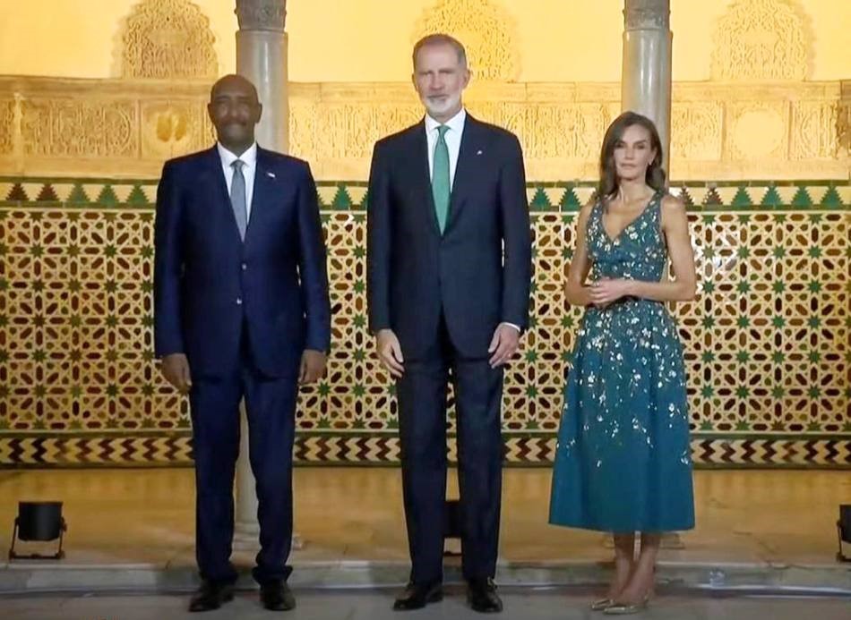 Sudan’s de facto leader arrives in Seville for United Nations Conference