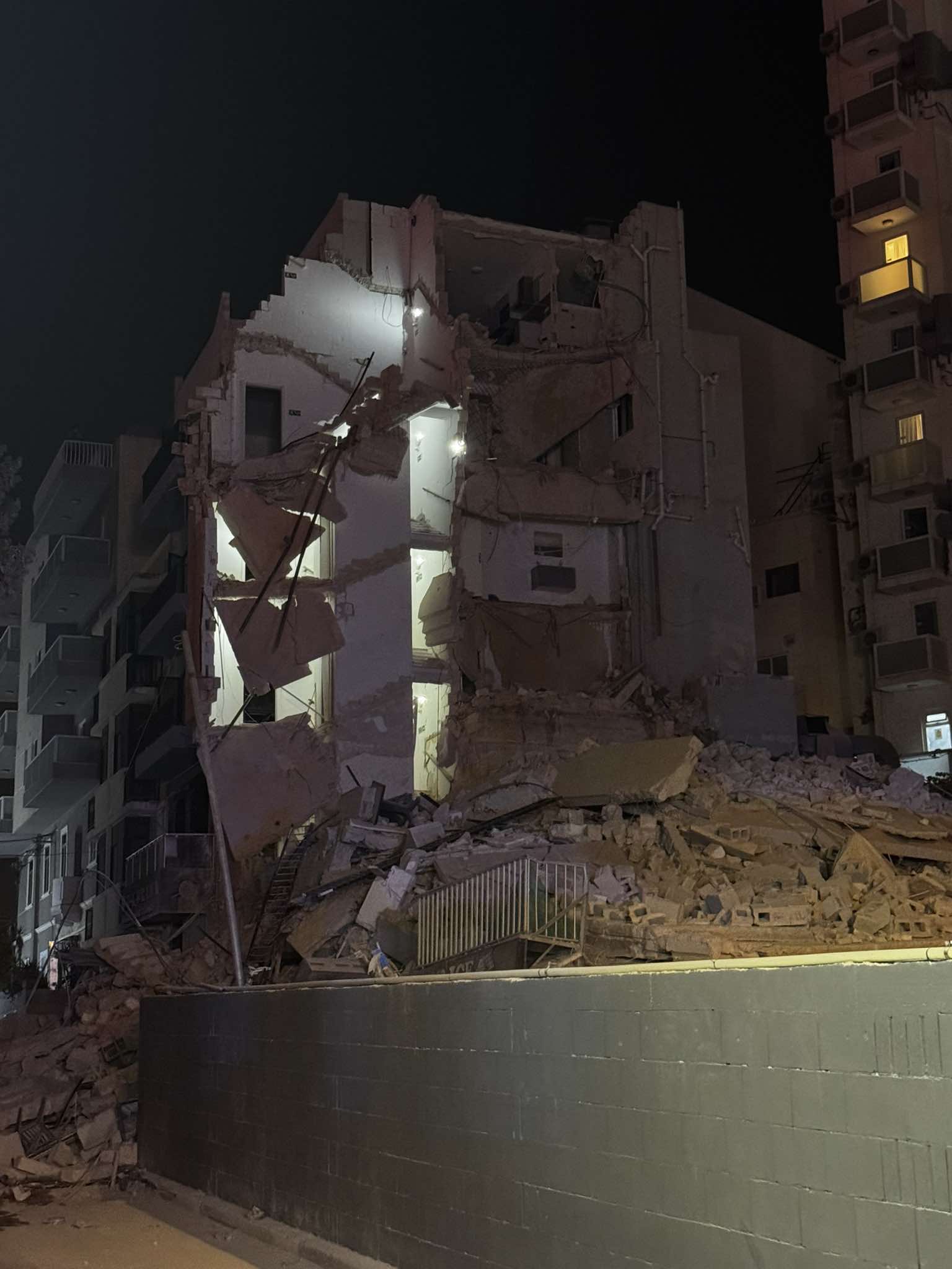 Building collapses in Paceville