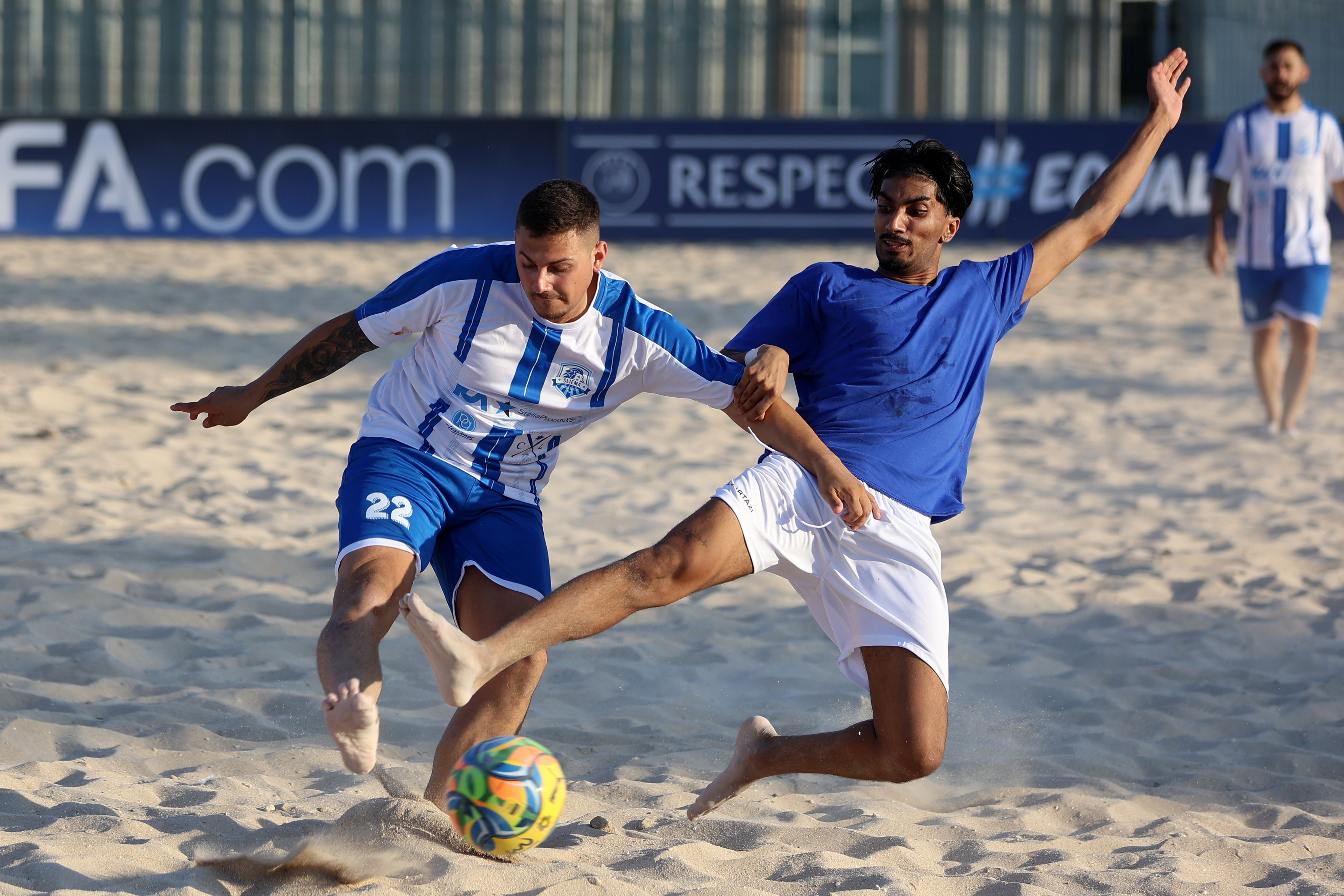 Sliema Beach Soccer and La Playa de Arena Share Top Spot in Beach Soccer League