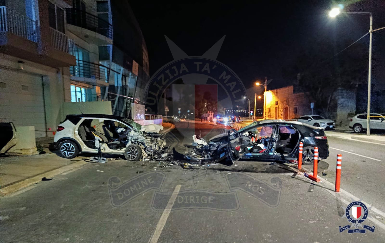 UPDATED: One dead, two hospitalised with serious injuries in fatal collision in Ħaż Żebbuġ