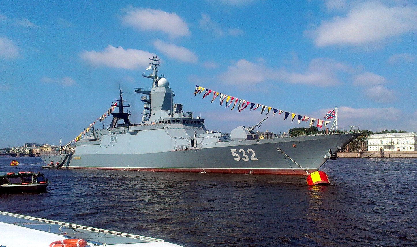 Russia is using its navy to escort its oil tankers through European waters
