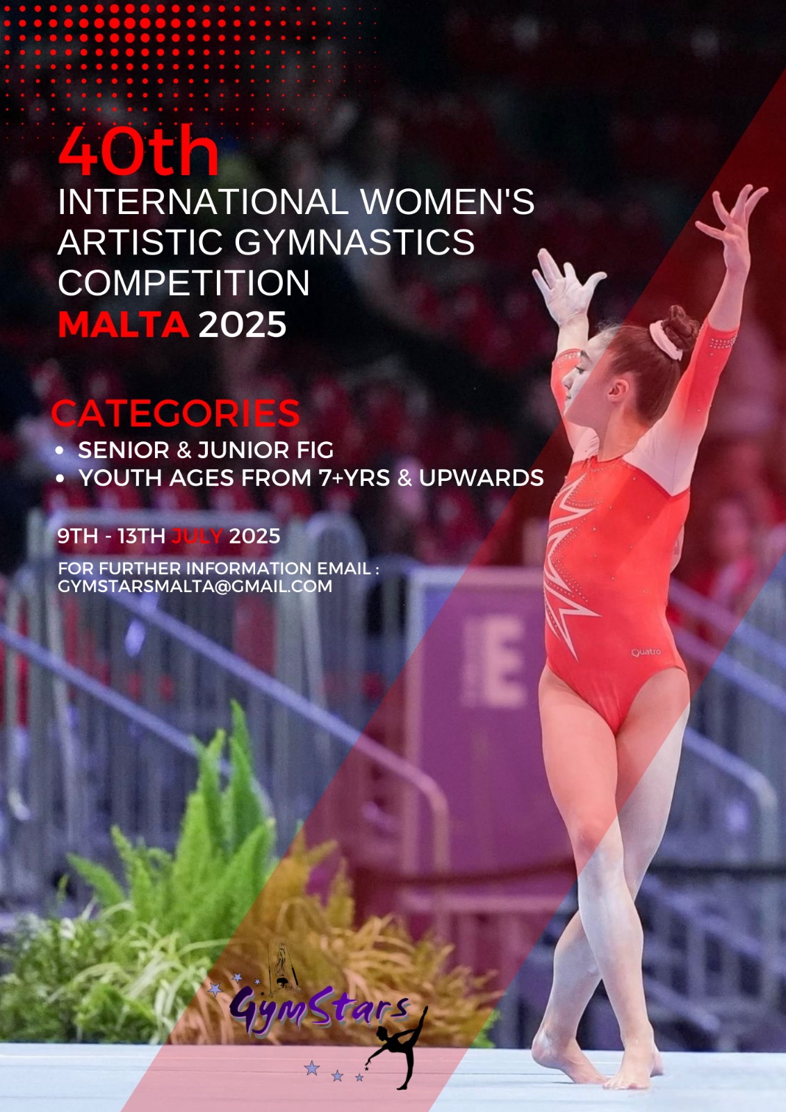 Malta to host Its largest-ever international gymnastics event this July