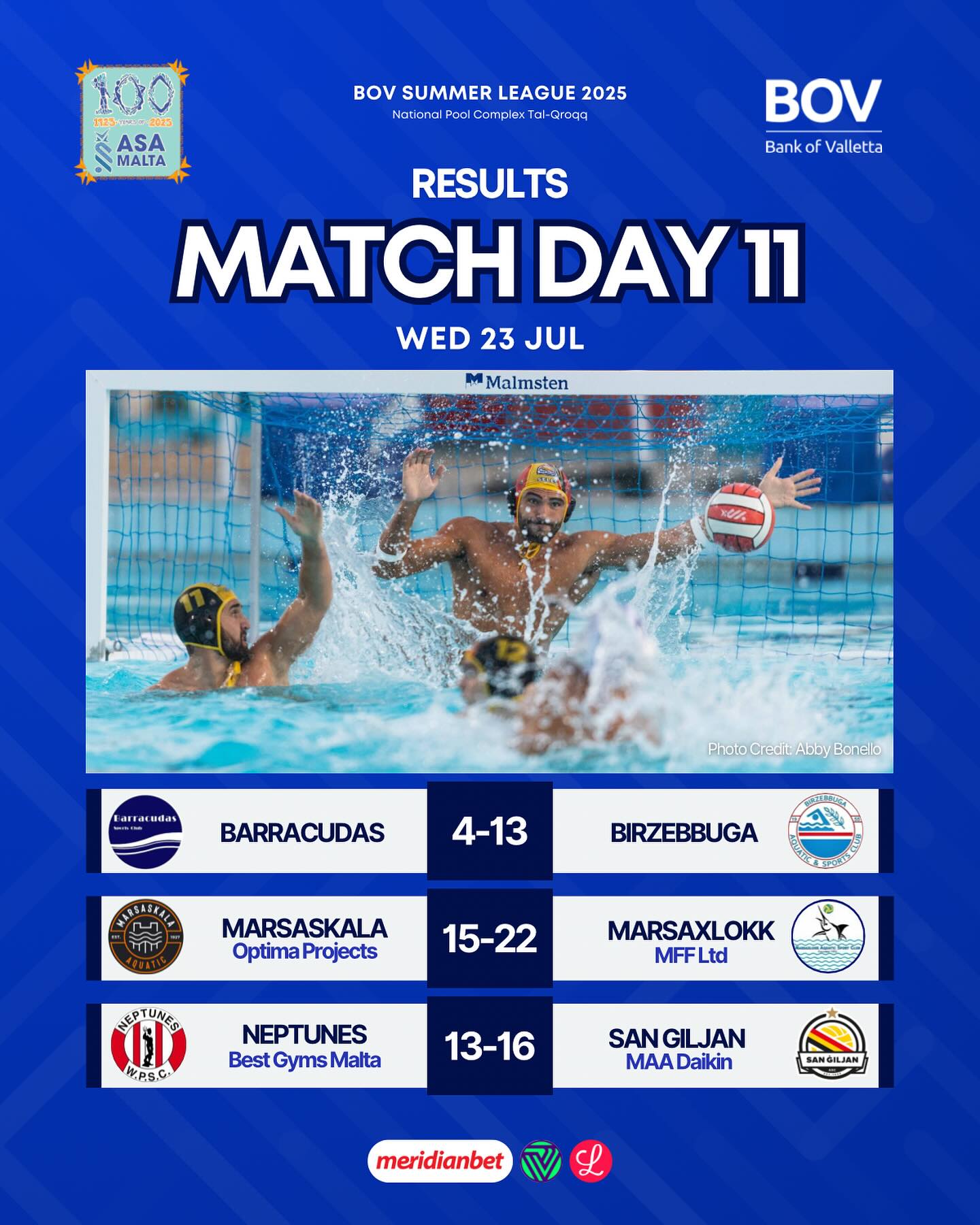 BOV Summer League delivers drama and goals on Match Day 11