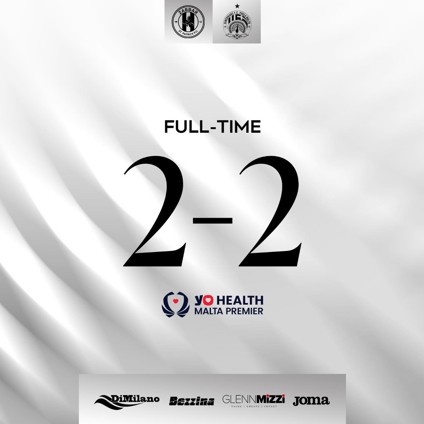 Żabbar St Patrick fight back to hold Hibernians in four-goal thriller