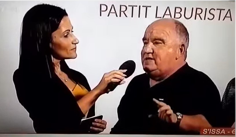 Watch the Labour Party celebrating a large donation by Edward and Michael Zammit Tabona