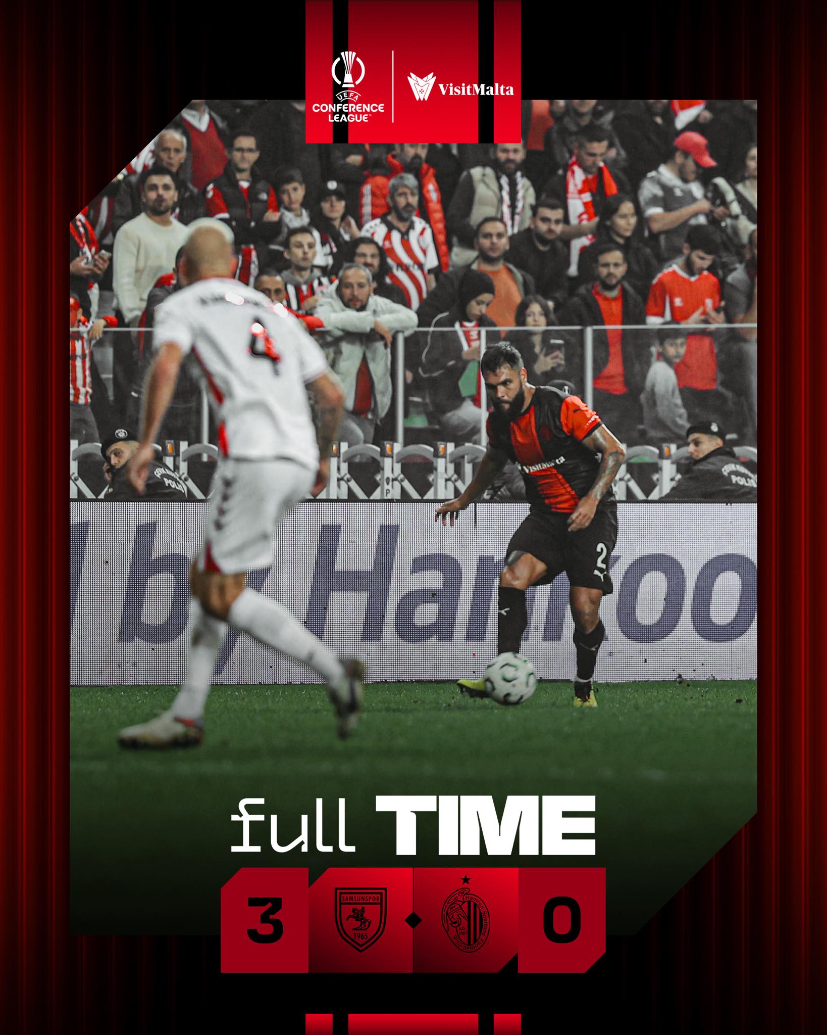 Samsunspor dismiss Ħamrun Spartans in commanding performance