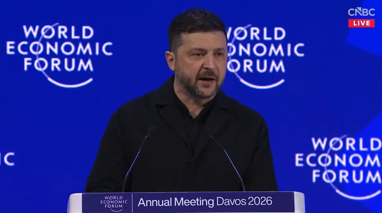 President Zelensky gets a standing ovation at Davos: laments lack of progress on setting up the special war crimes tribunal for Ukraine