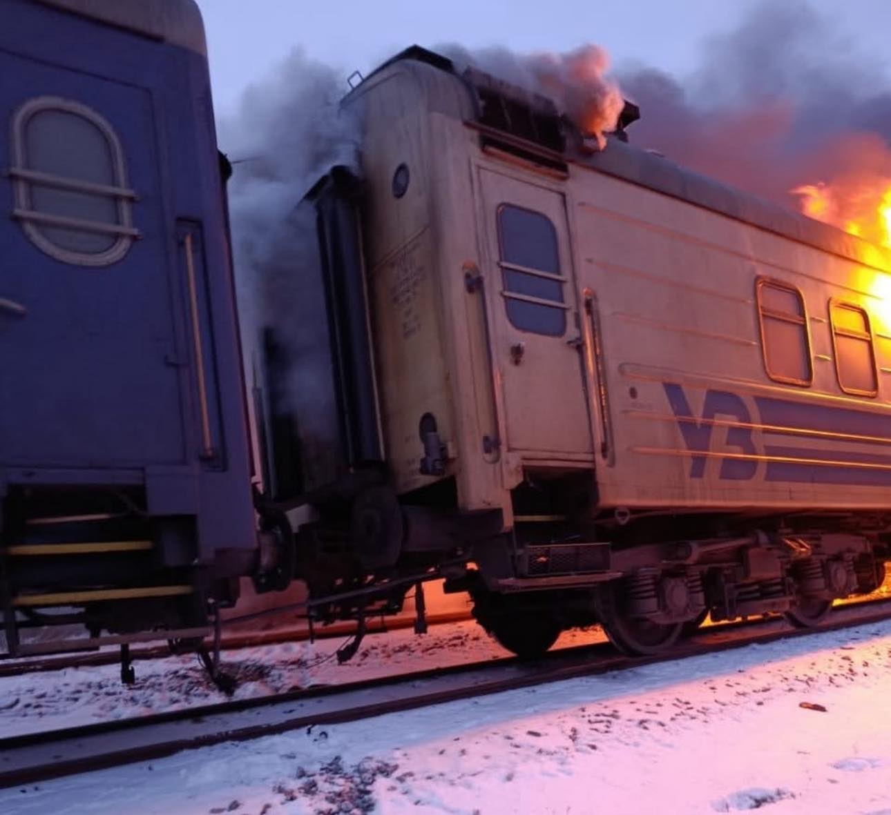 Russia bombs passenger train in Ukraine while demanding the Donbas region