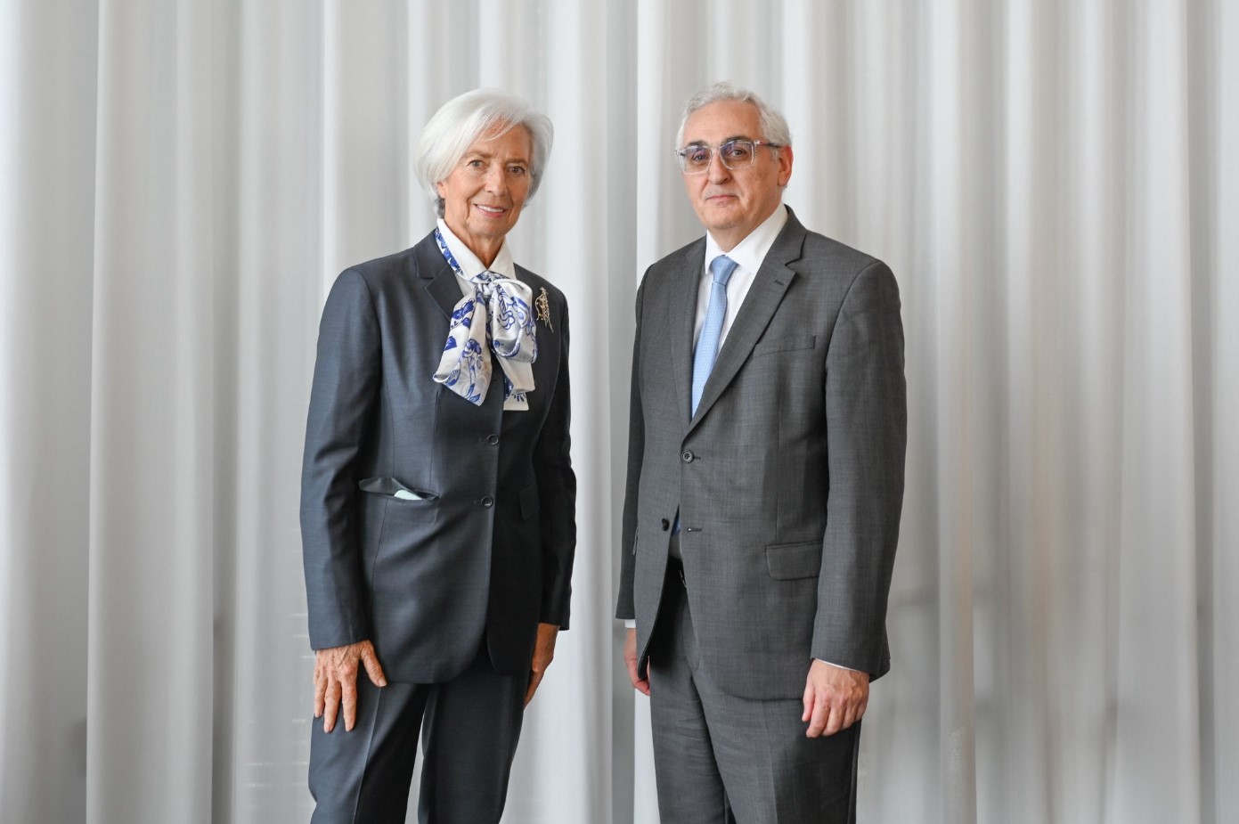 ECB Chief Christine Lagarde welcomes new Maltese Central Bank Governor Alexander Demarco