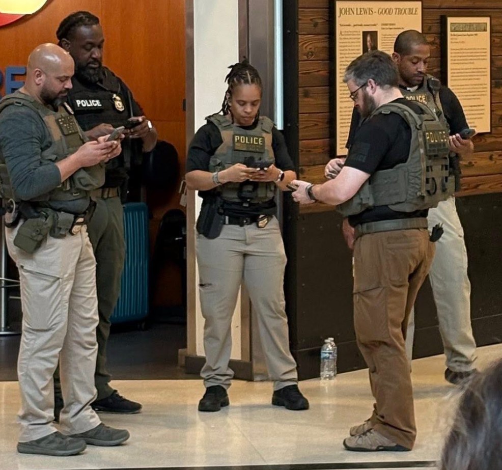 American airports turn into military scenes as ICE is deployed