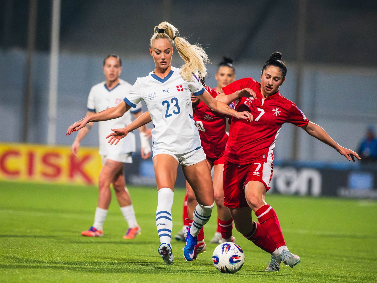 Superior Switzerland defeat plucky Malta Women’s National Team