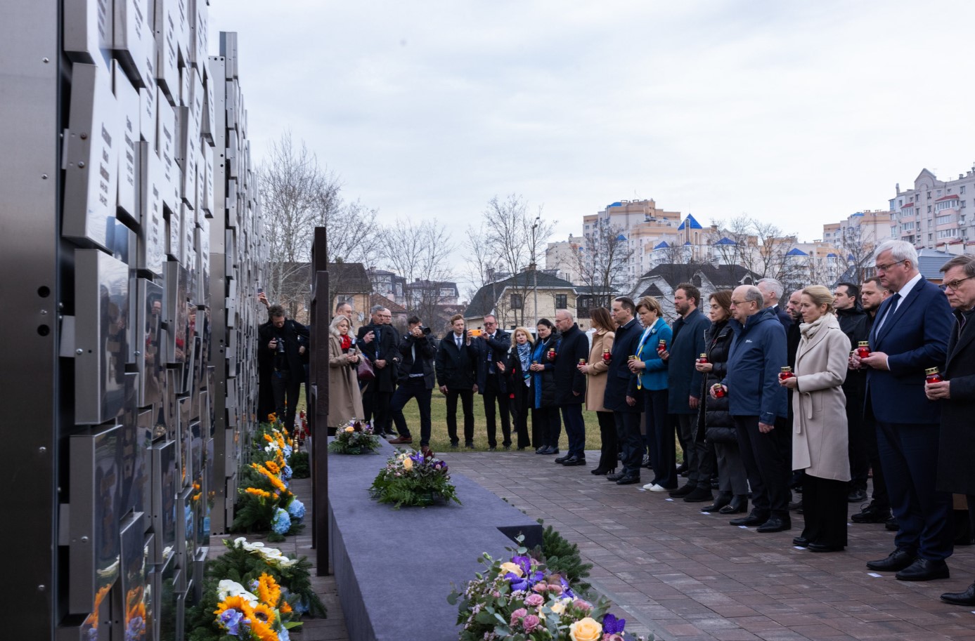 EU Foreign Ministers gather in Bucha