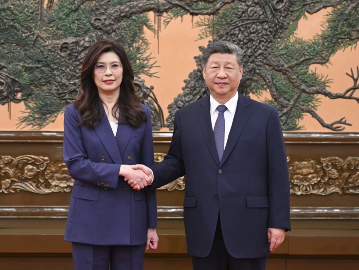 China harasses Taiwan with its coast guard and navy as Taiwanese Opposition Leader pleads for peace