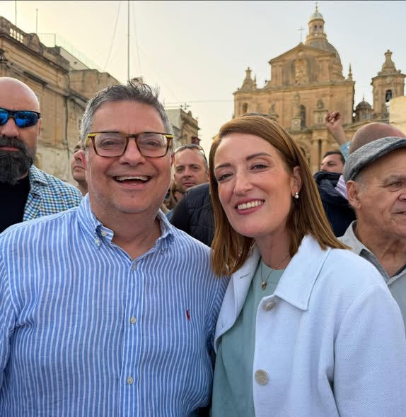 European Parliament President joins Nationalist Party rally in Siġġiewi