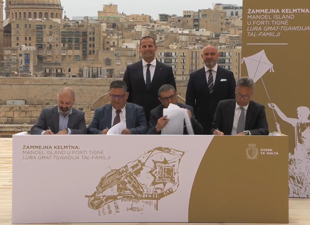 Manoel Island officially handed over to the Government