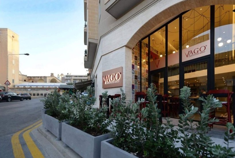 Enjoying life at Vago restaurant before sharing the cheese with Jimmy Magro