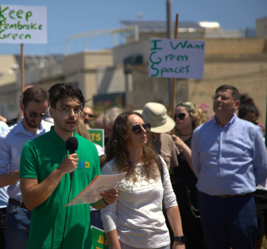 Pembroke residents and NGOs protest against massive sports complex on natural land