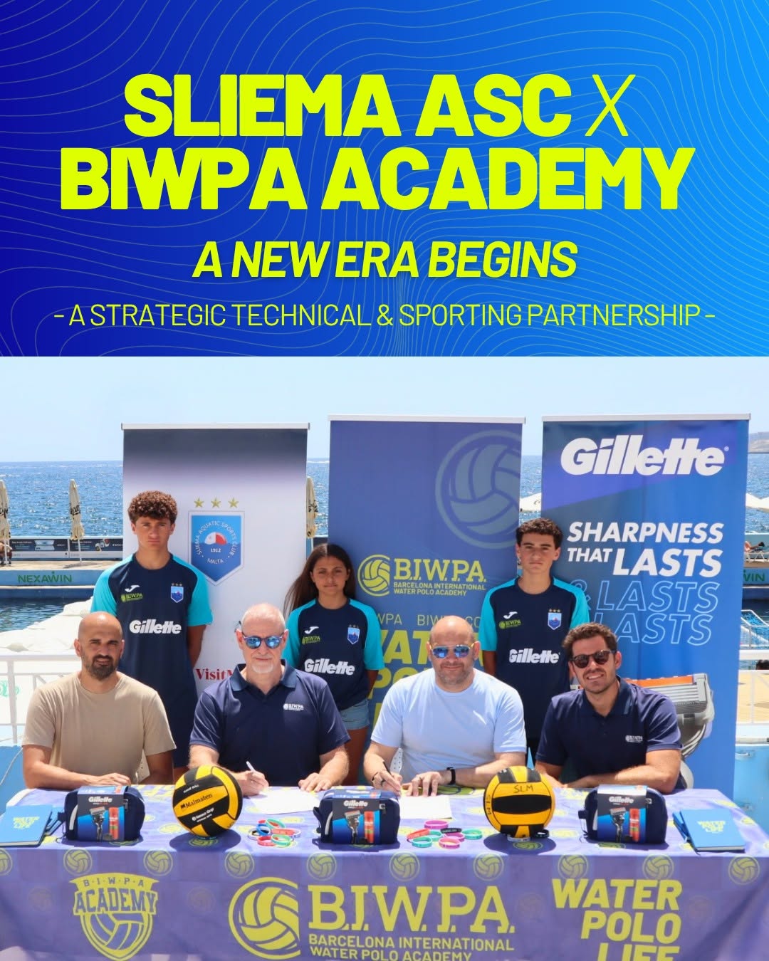 Sliema ASC partners with BIWPA to launch Elite Water Polo Academy