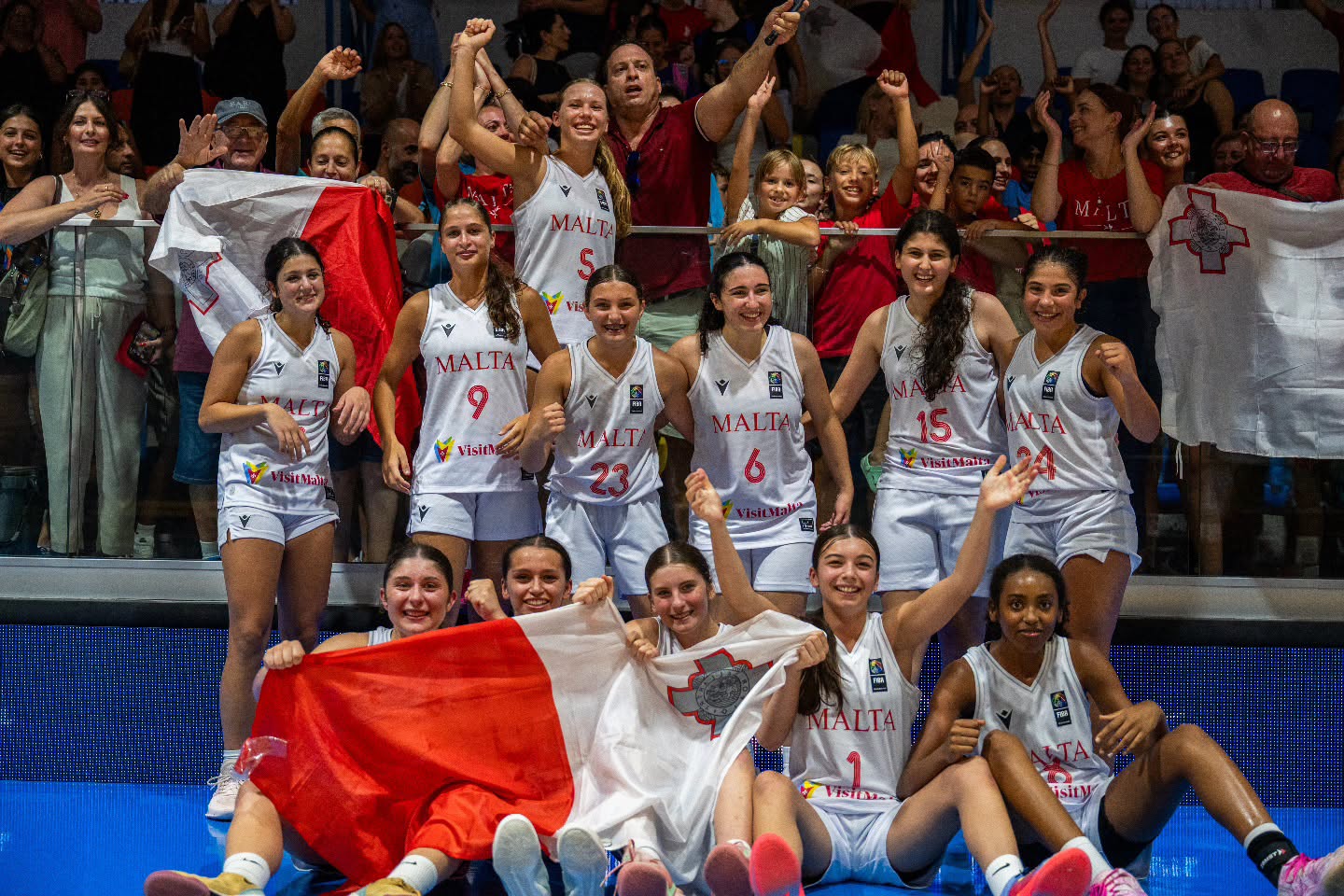 Malta U-16 Girls edge Georgia in thrilling FIBA Europe Championship Opener