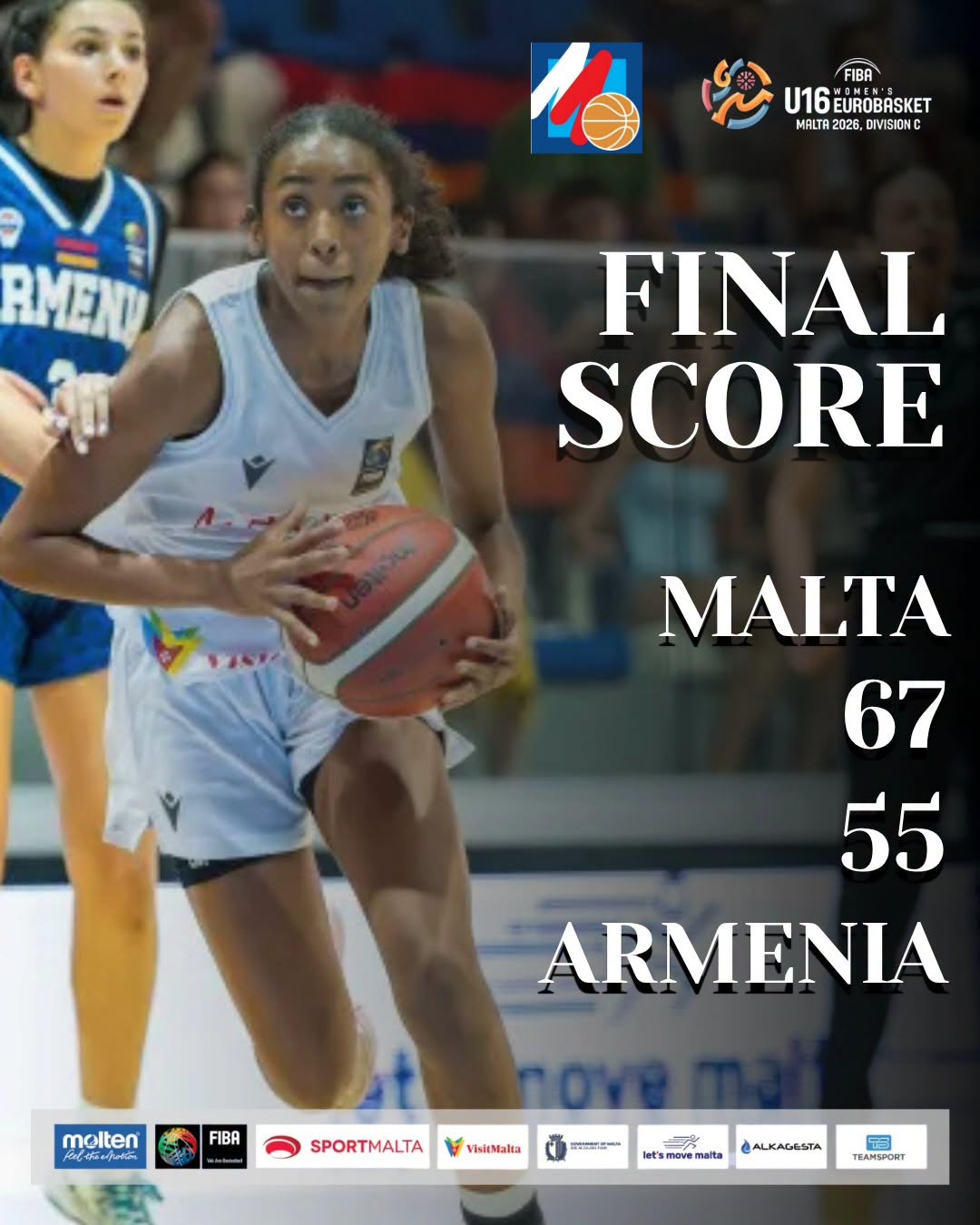 Malta U-16 women march into FIBA Europe Division C final