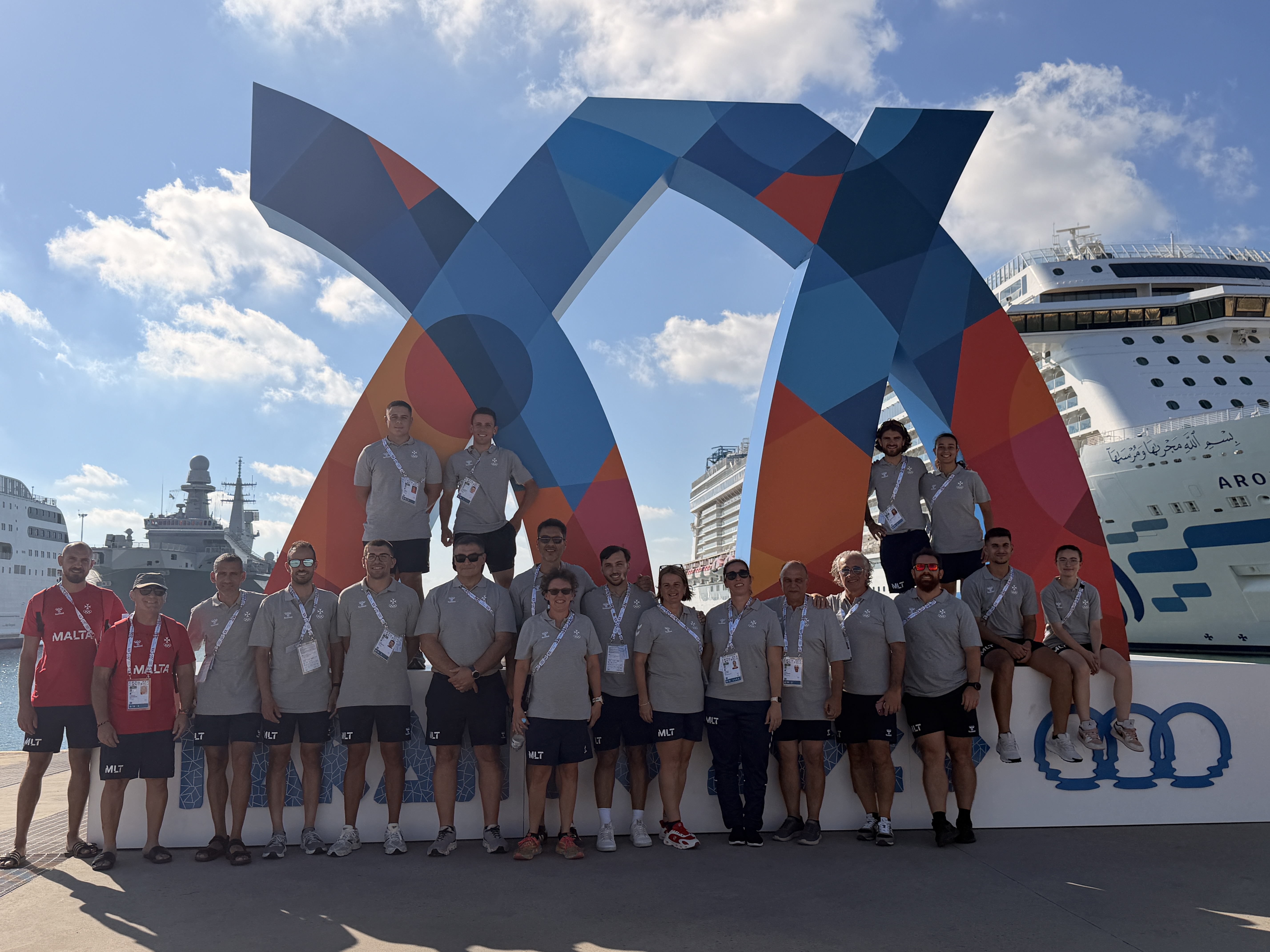 Team Malta officially welcomed at 20th Mediterranean Games Village