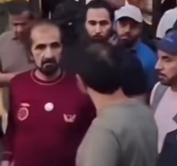Dubai ruler heckled in London by Sudanese man: entourage shouts back with racist comments