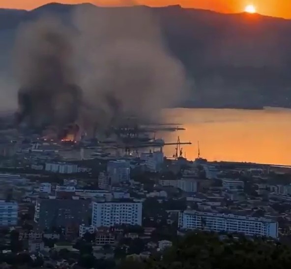 Novorossiysk’s grain terminal out of service after massive Ukrainian drone attack