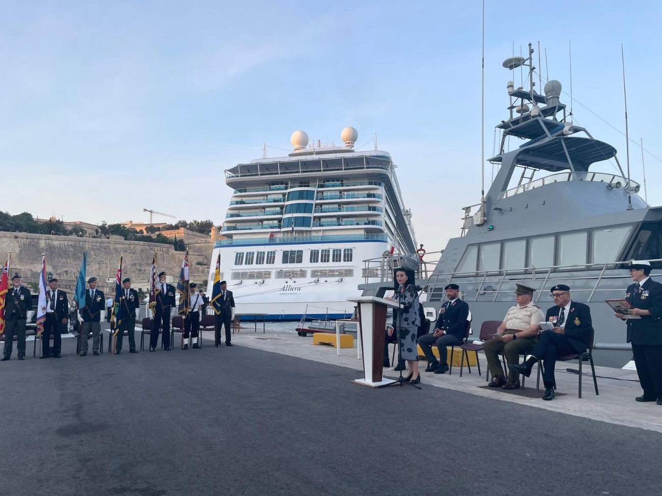 Foreign dignitaries in Malta commemorate the 84th anniversary of Operation Pedestal