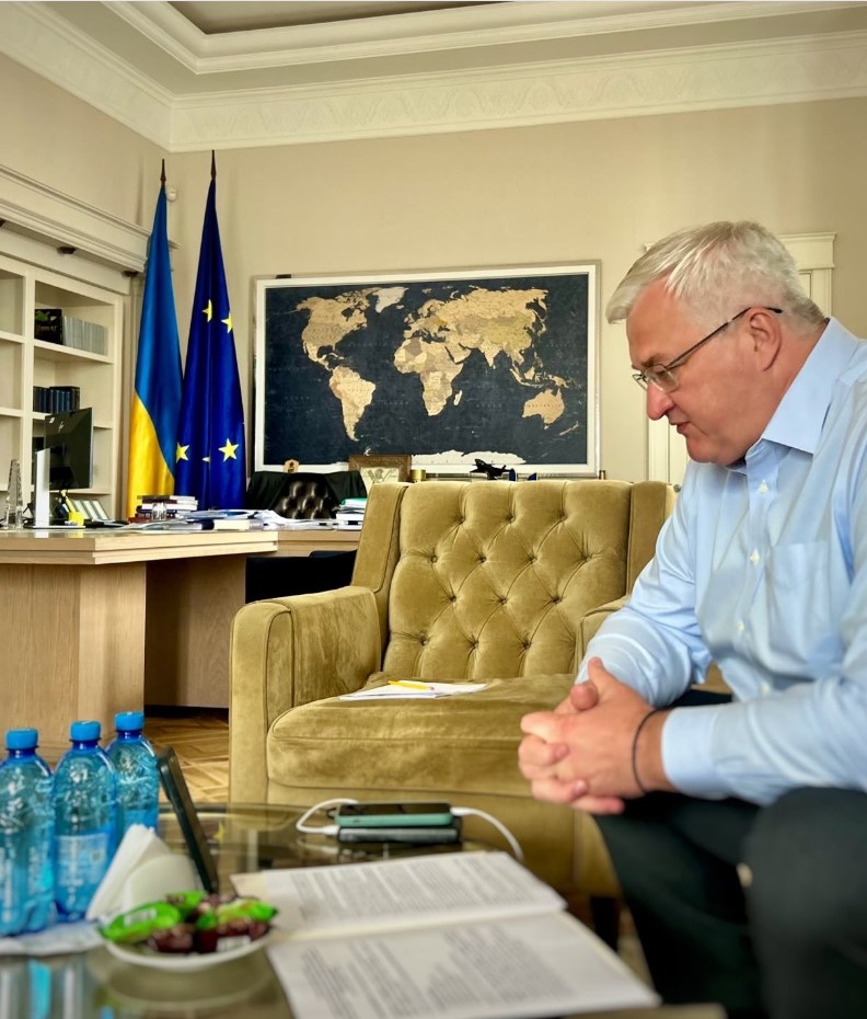 Ukraine’s Foreign Minister lauds Malta’s support on sanctions and vessels monitoring